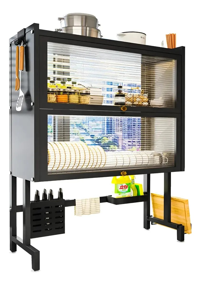 Escurridor De Platos Doble Tapa 2 Pisos